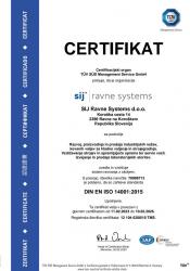 6200 10 ISO 14001 SIJ Ravne Systems SLO 2023